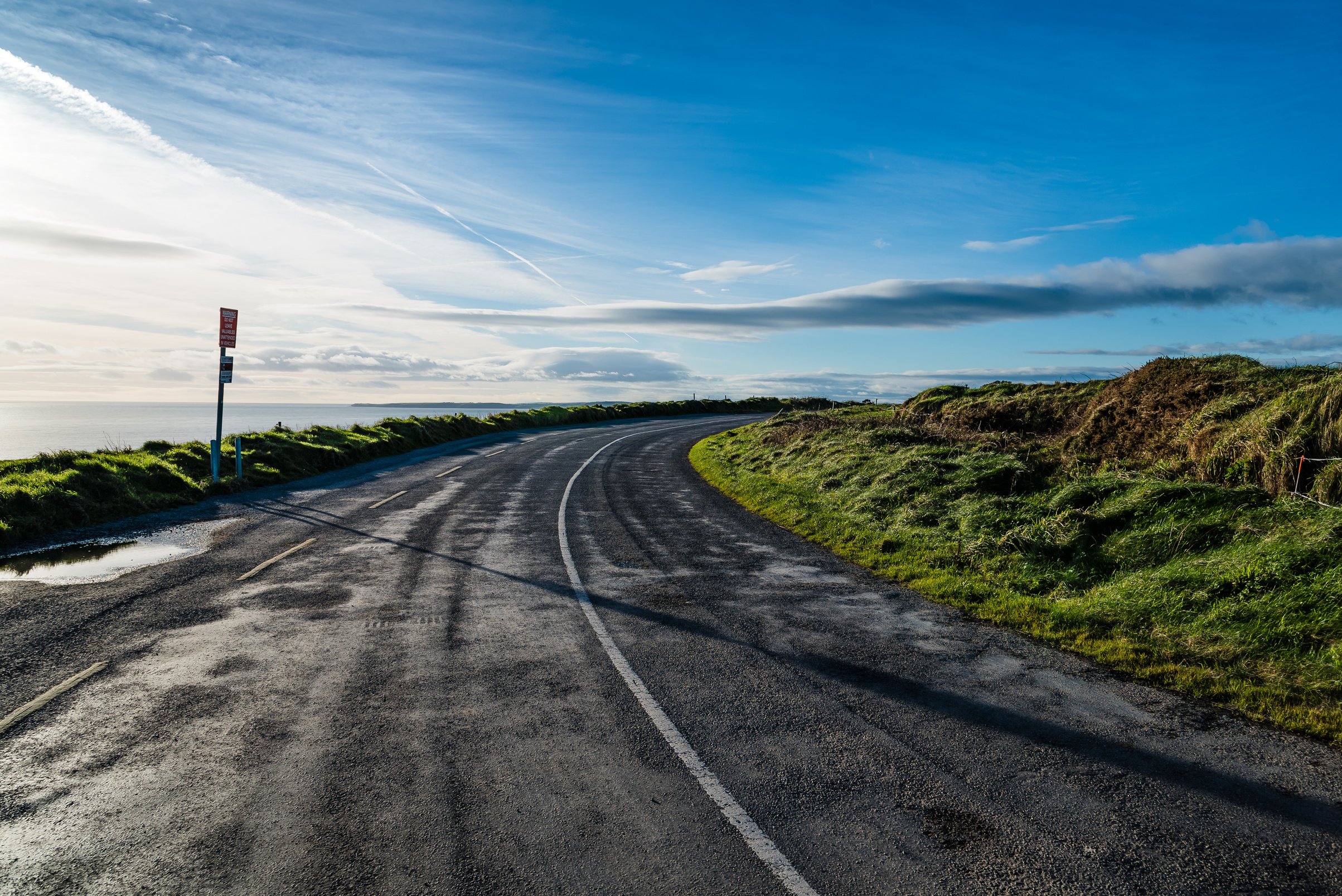 Scenic View of the Wild Atlantic Way in Ireland